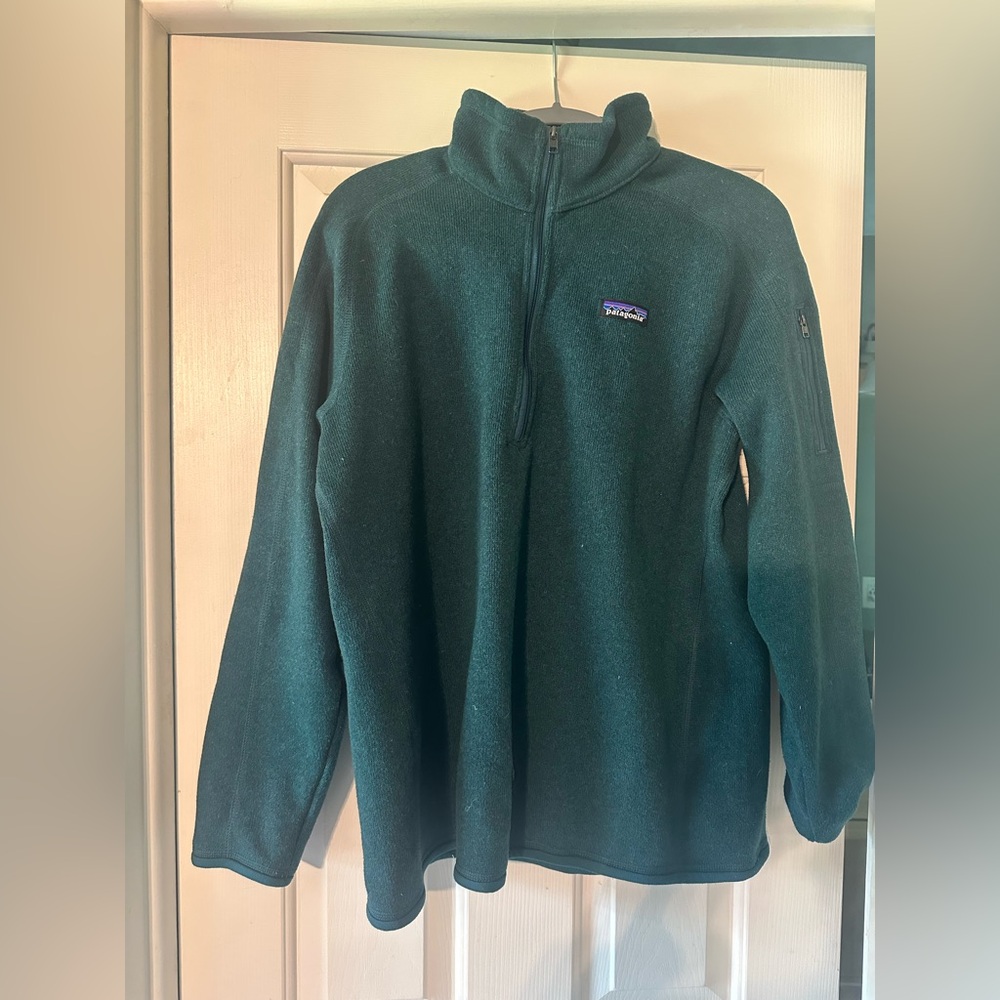 Patagonia Dark Green Half-Zip Fleece